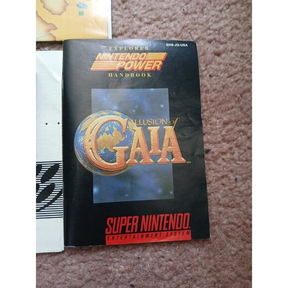 Illusion of Gaia (Super Nintendo SNES, 1994) Complete CIB ADULT OWNED WOW CLEAN! - Picture 13 of 16